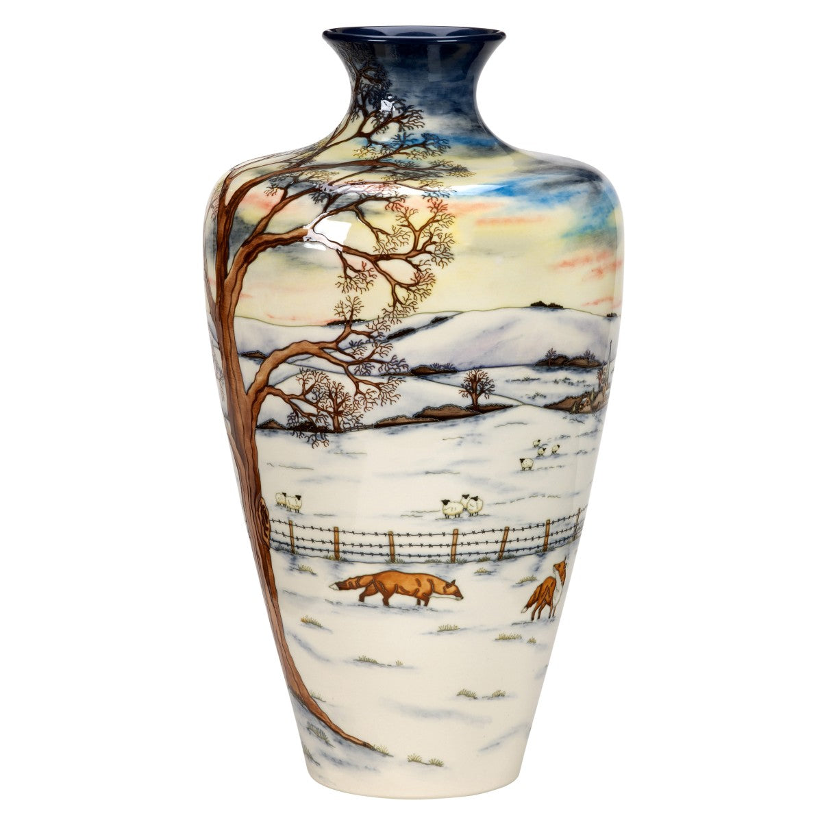 Moorcroft Vase Woodside Farm Vase-Home Accessories-Goviers