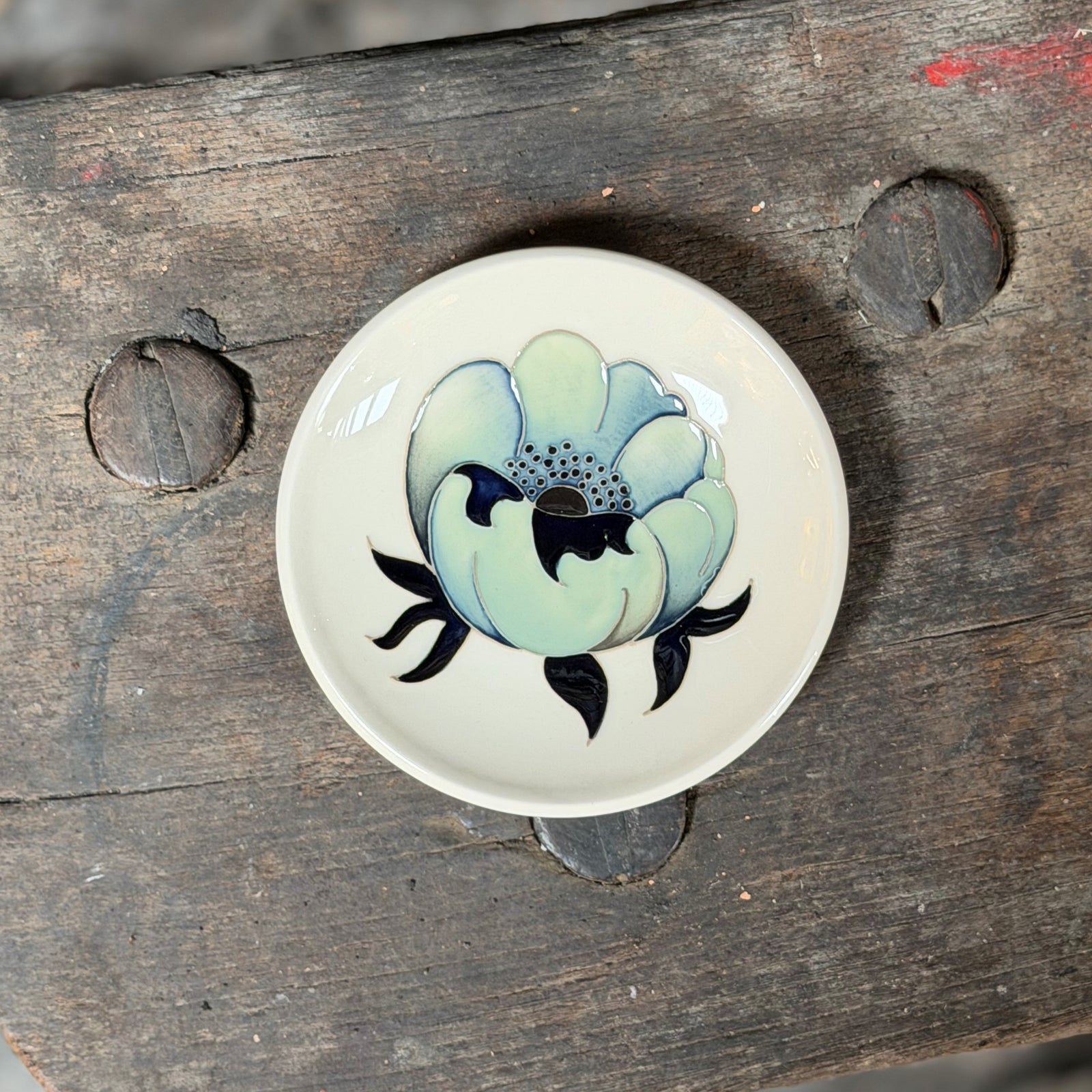 Moorcroft Voyager Poppy Coaster-Goviers