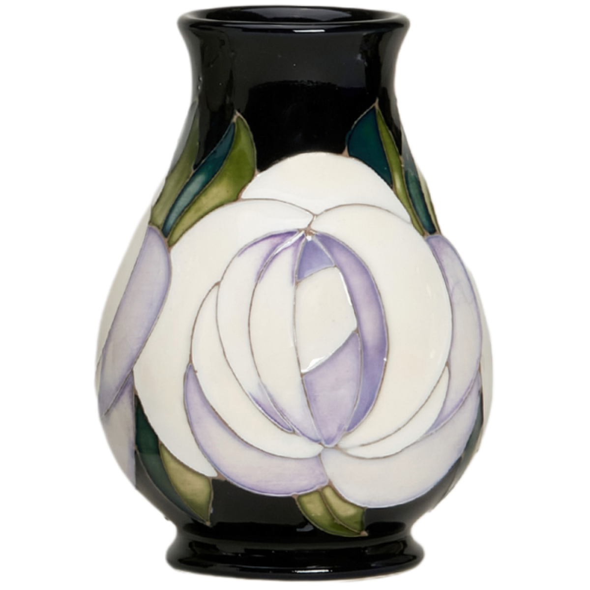 Moorcroft White Rose Vase-Goviers