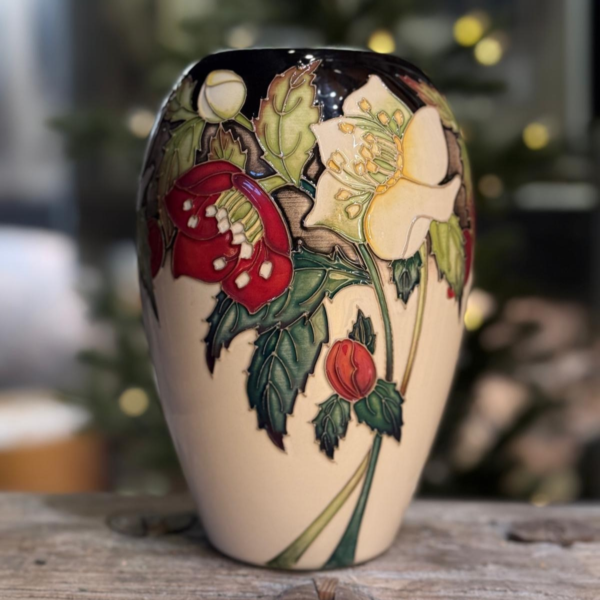 Moorcroft Winter Garden Vase 102/7-Goviers