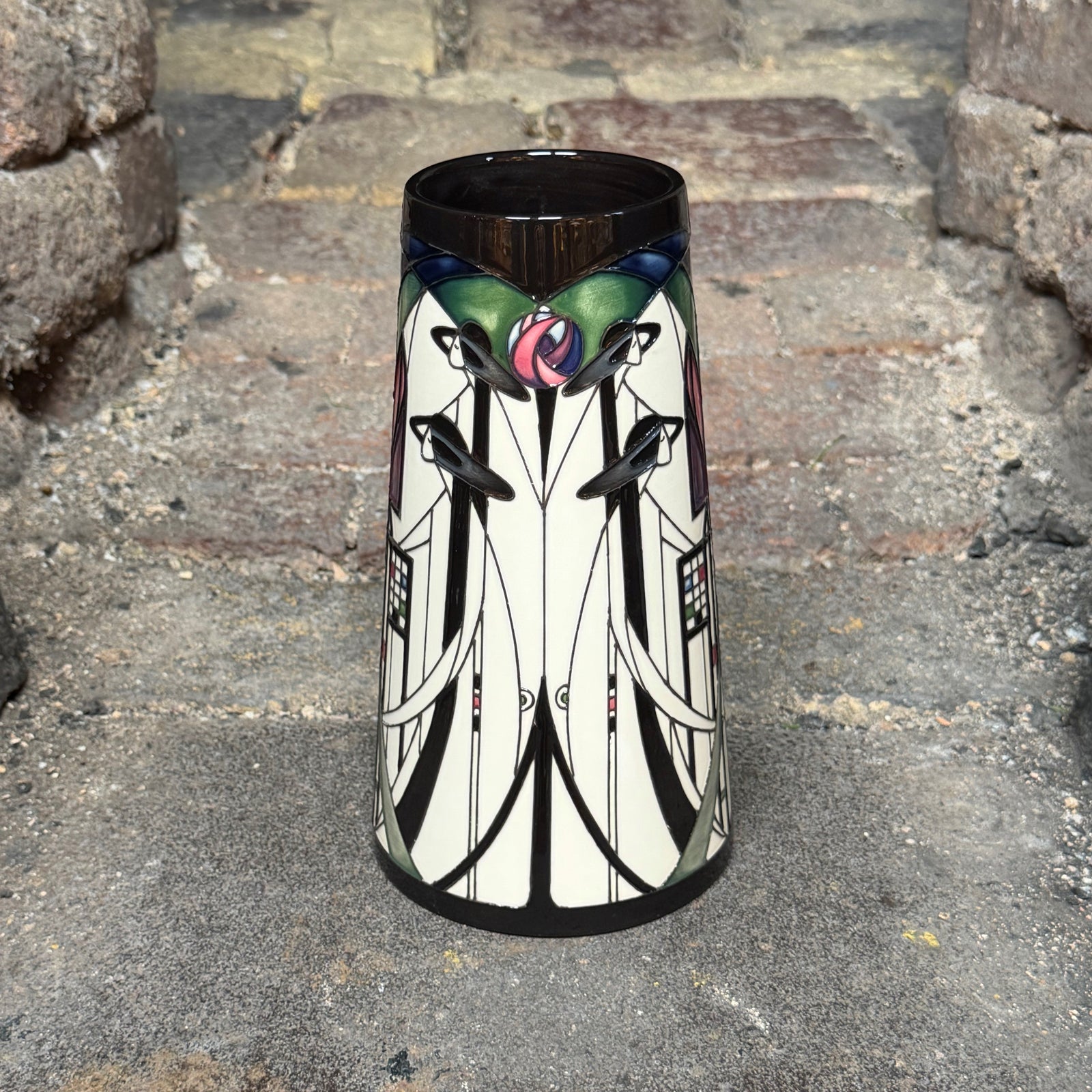 Moorcroft Women of the Glasgow Style Collection- Glasgow Garden Vase-Goviers