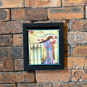 Moorcroft Women of the Glasgow style Collection- Mrs Mack Plaque-Goviers