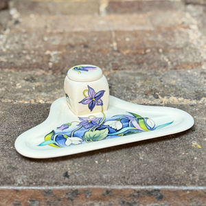 Moorcroft Wood Violet Inkwell-Goviers
