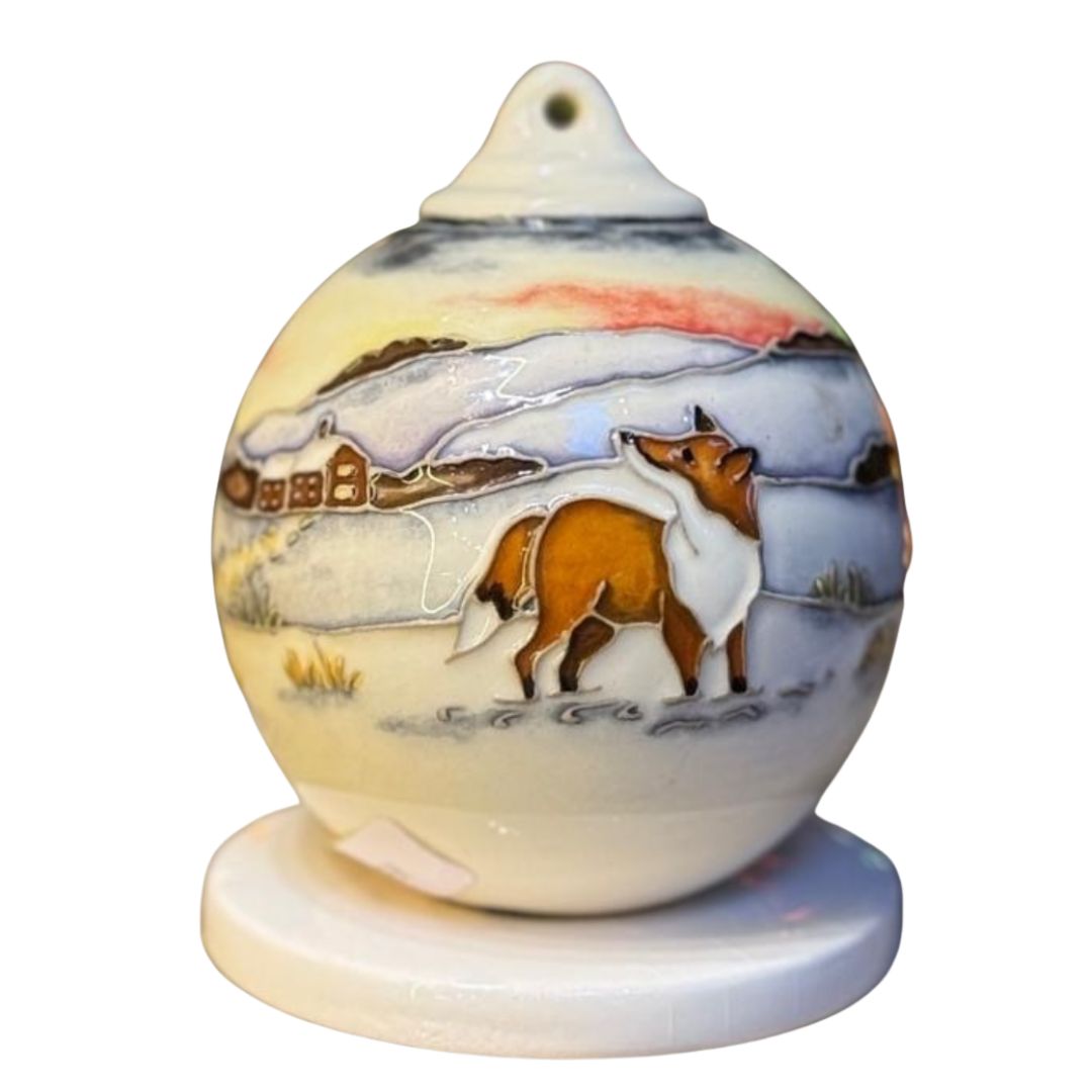 Moorcroft Woodside Farm Bauble NEW-Goviers