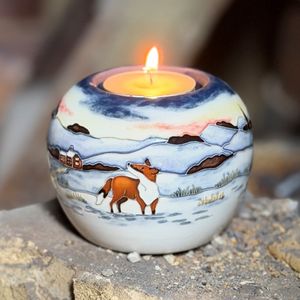 Moorcroft Woodside Farm Tea Light-Goviers