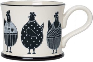 Moorland Pottery Chicken Mug-Goviers