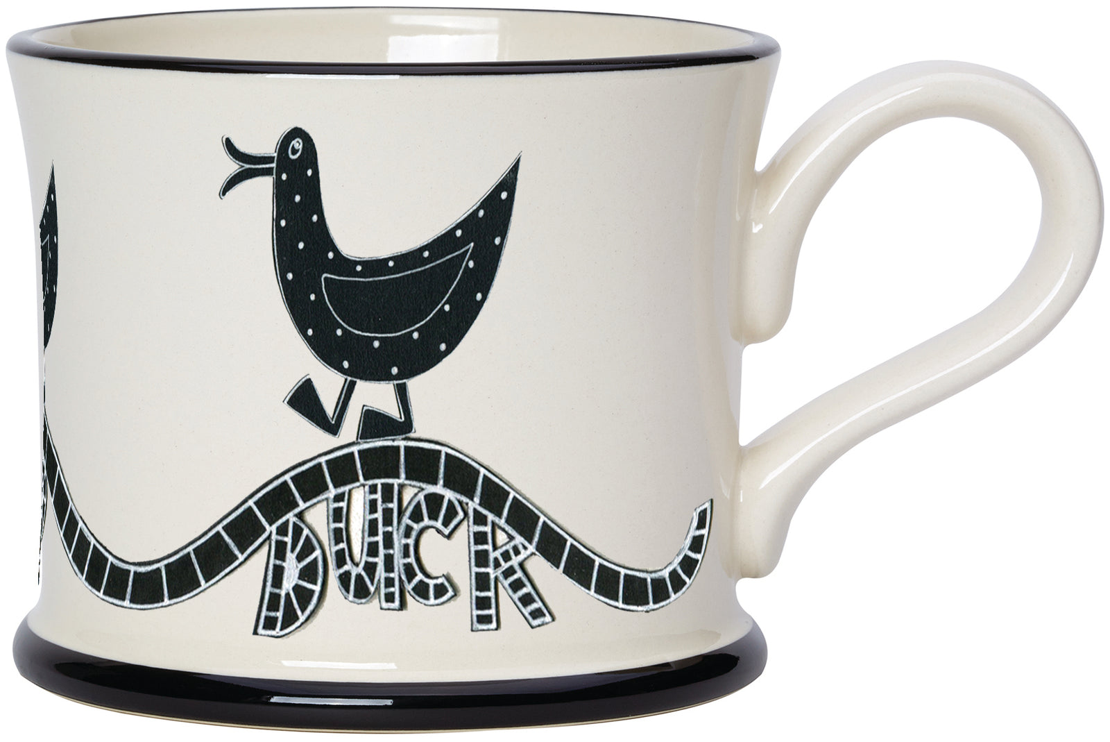 Moorland Pottery Original Ay Up Duck Mug-Goviers