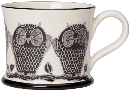 Moorland Pottery Owl Mug-Goviers
