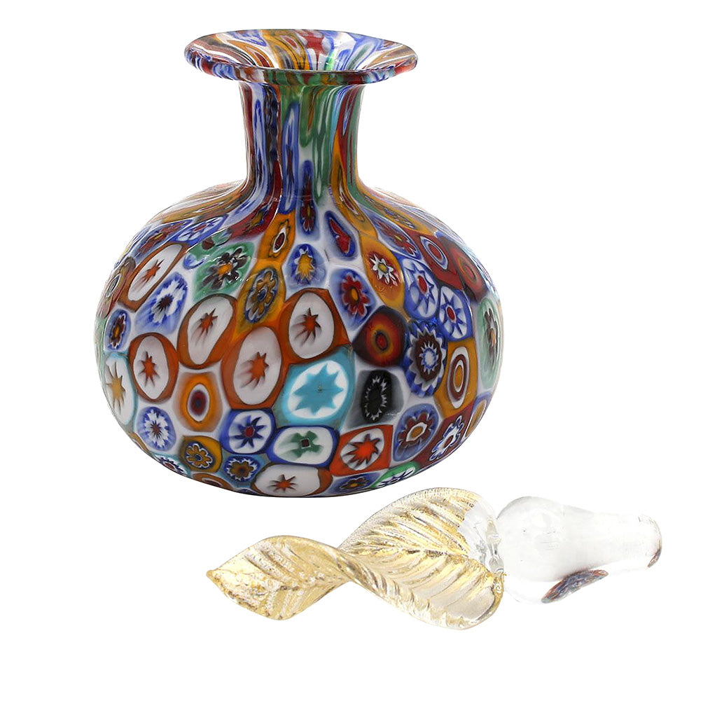 Murano Glass Scent Bottle Millefiori | 1 ONLY-Glass-Goviers