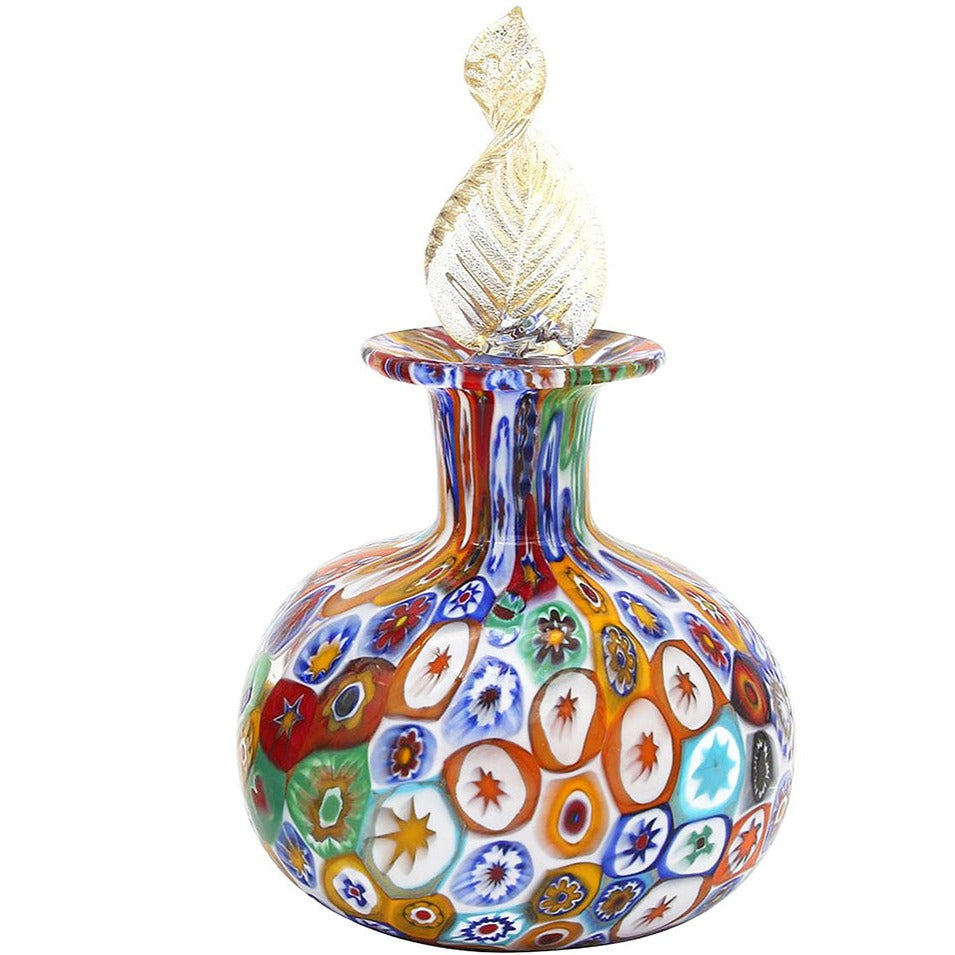 ムラーノ ミルフィオリ murano millefiori 花瓶-