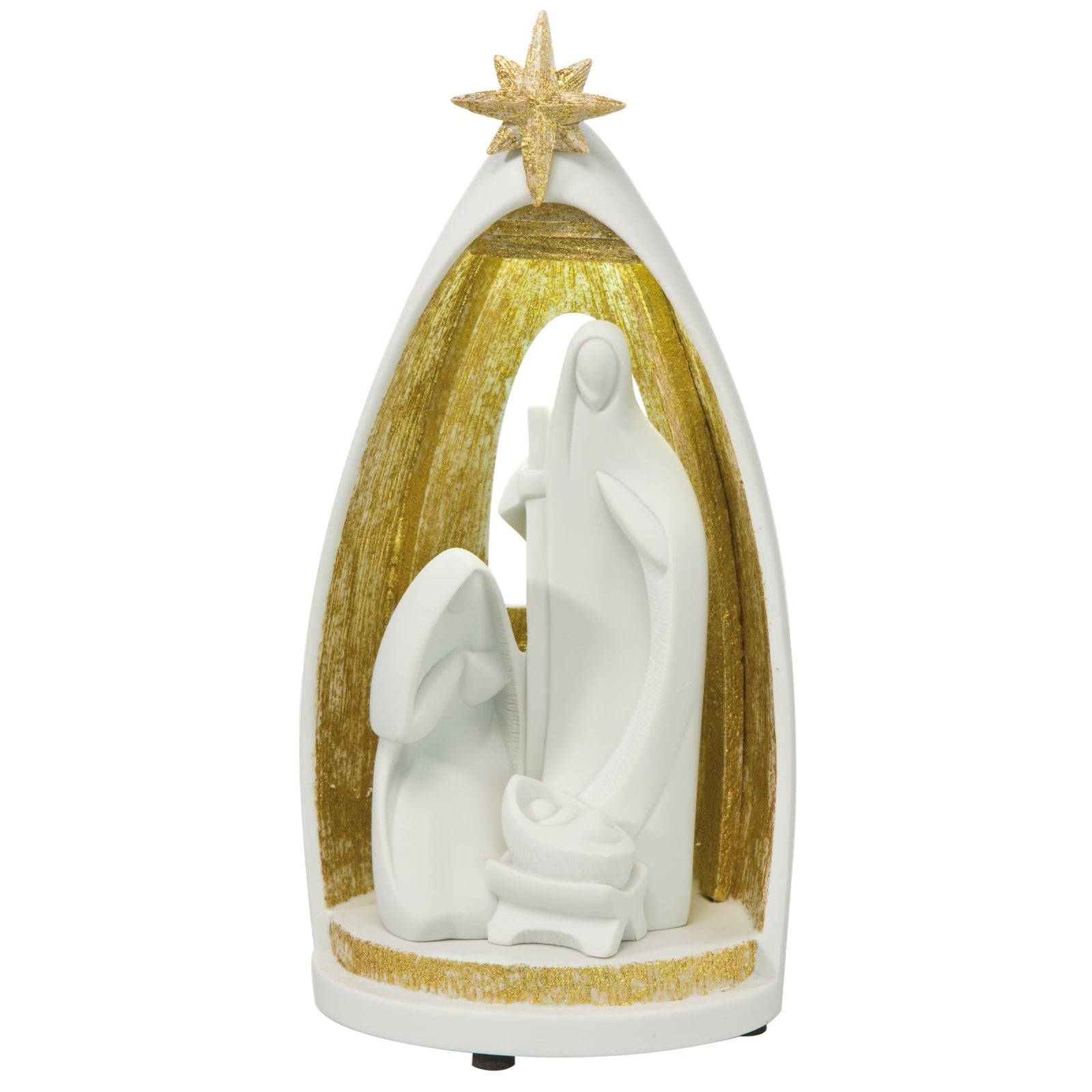 Nadal Nativity - Mystery White and Gold-Goviers