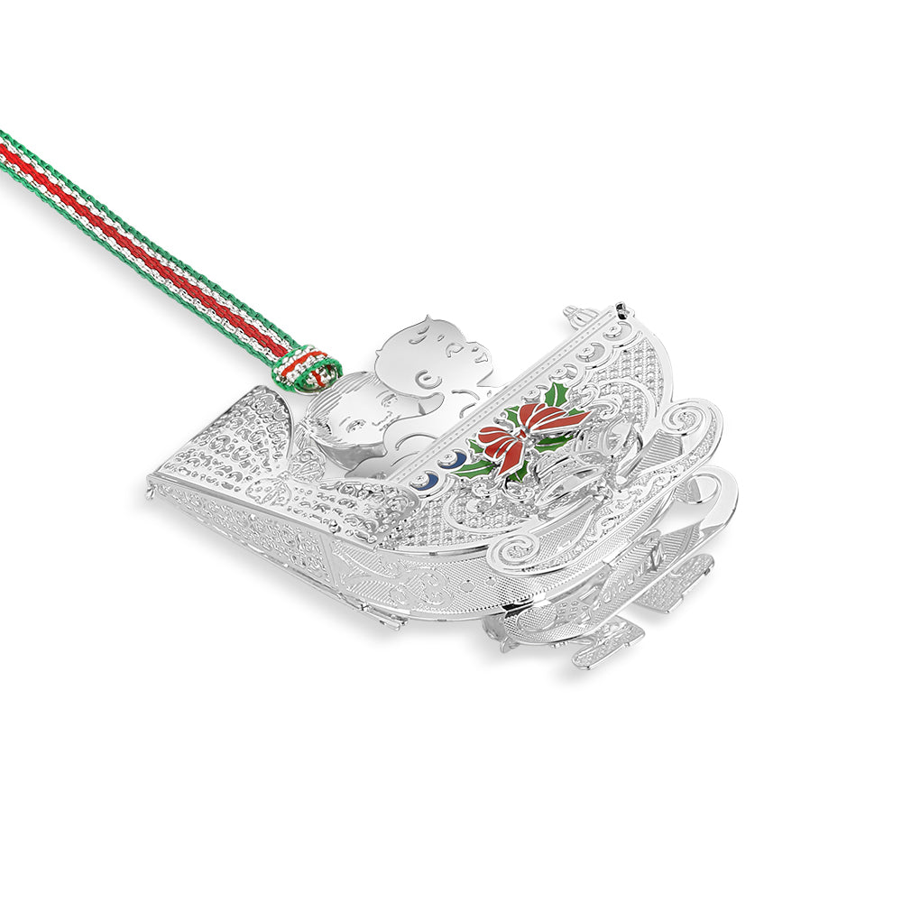 Newbridge Silverware Baby Cradle Christmas Tree Decoration-Goviers