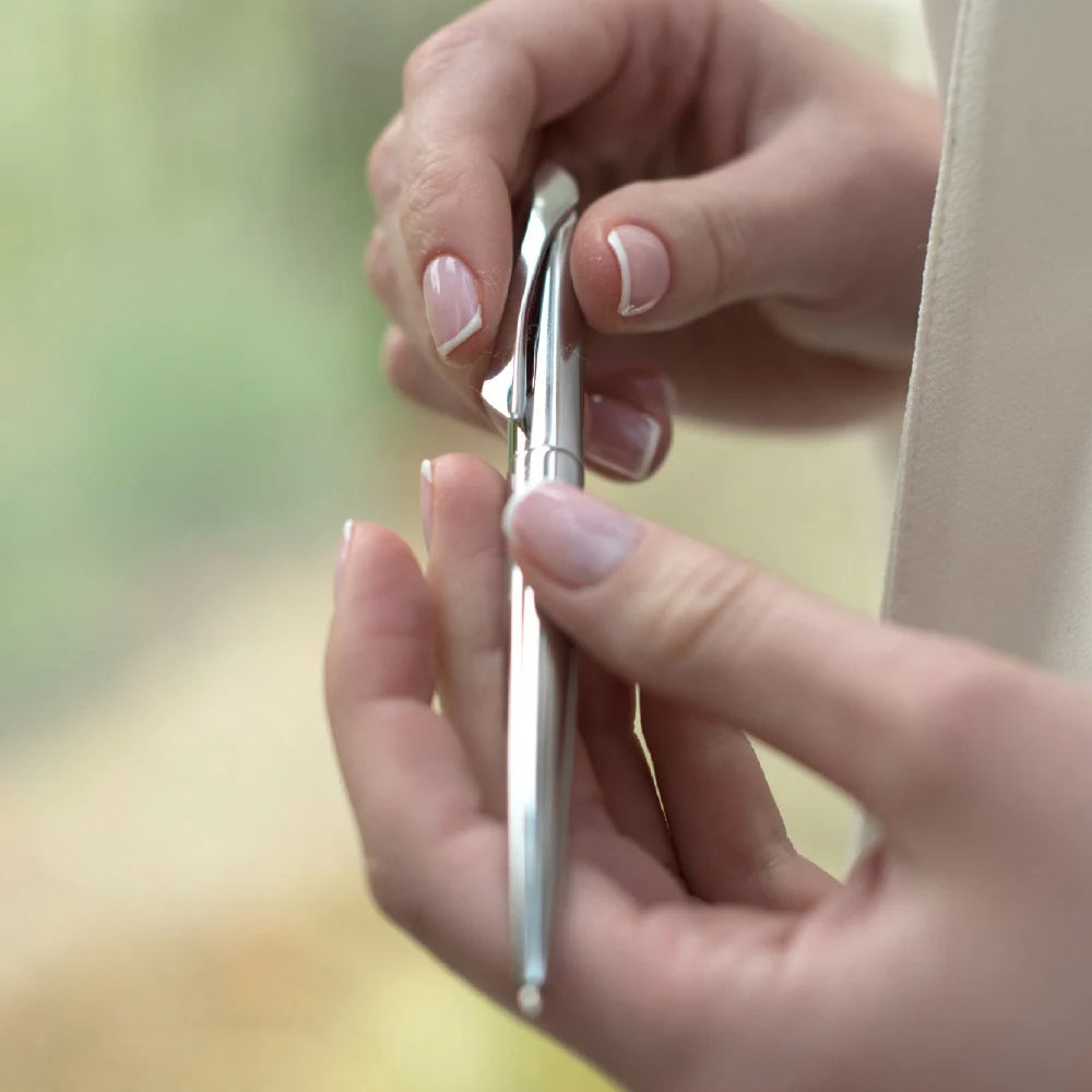 Newbridge Silverware Ball Point Pen Curved Top-Goviers