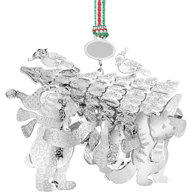 Newbridge Silverware Bringing Home the Tree Christmas Decoration-Goviers