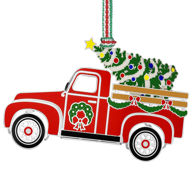 Newbridge Silverware Car with Tree Christmas Decoration-Goviers