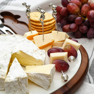 Newbridge Silverware Ceramic and Wood Cheese Board Set-Goviers