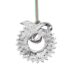 Newbridge Silverware Christmas Wreath with Bow Tree Decoration - DELIVERY JULY-Goviers
