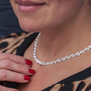 Newbridge Silverware Circular Necklace and Bracelet Set-Goviers