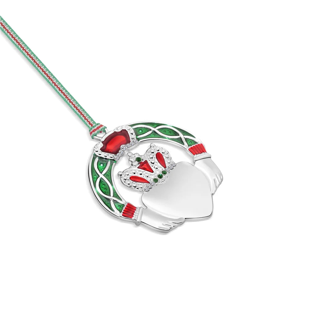 Newbridge Silverware Claddagh Christmas Tree Decoration-Goviers