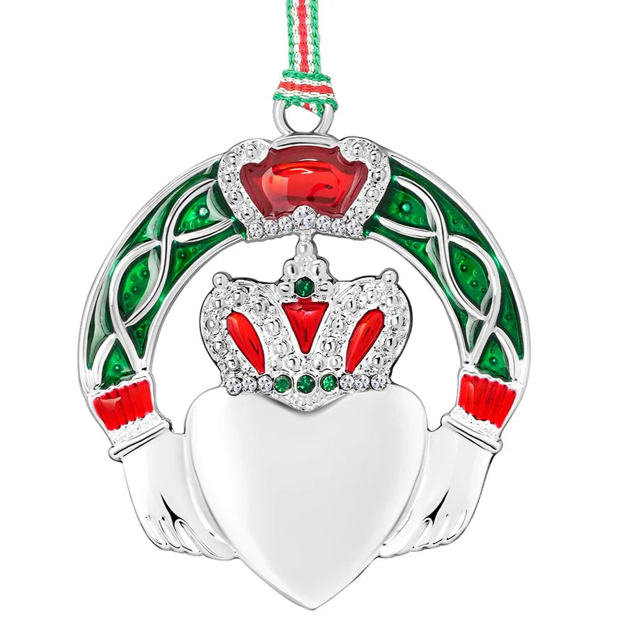 Newbridge Silverware Claddagh Christmas Tree Decoration-Goviers