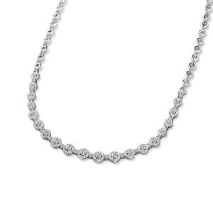 Newbridge Silverware Clear Cubic Zirconia Necklace-Goviers
