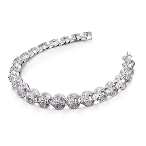 Newbridge Silverware Clear Stone Bracelet-Goviers