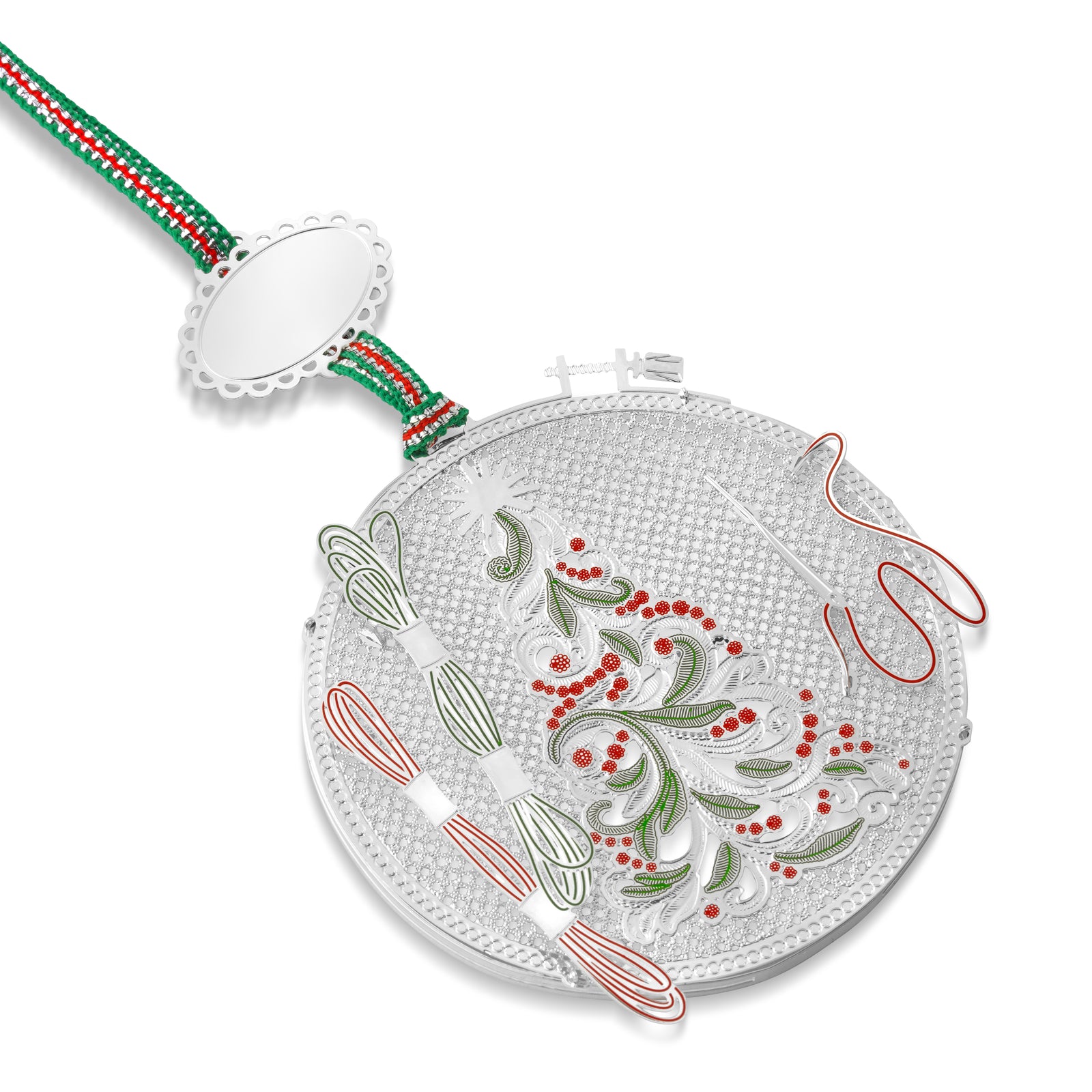 Newbridge Silverware Embroidery Hoop Christmas Tree Decoration - DELIVERY JULY-Goviers