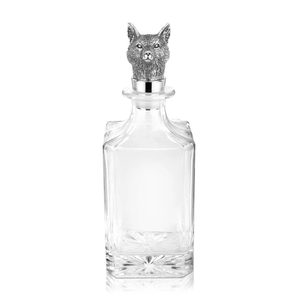 Newbridge Silverware Fox Head Decanter-Goviers