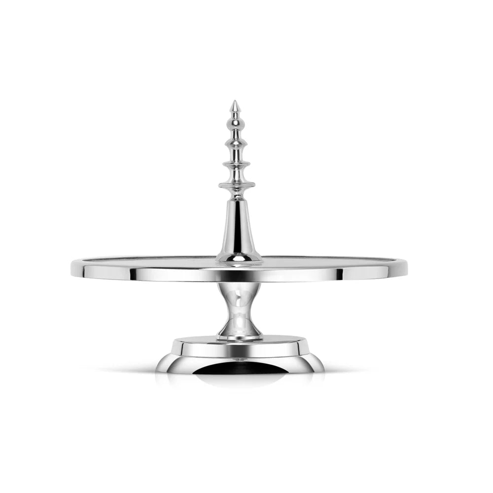 Newbridge Silverware Glass Cake Stand-Goviers