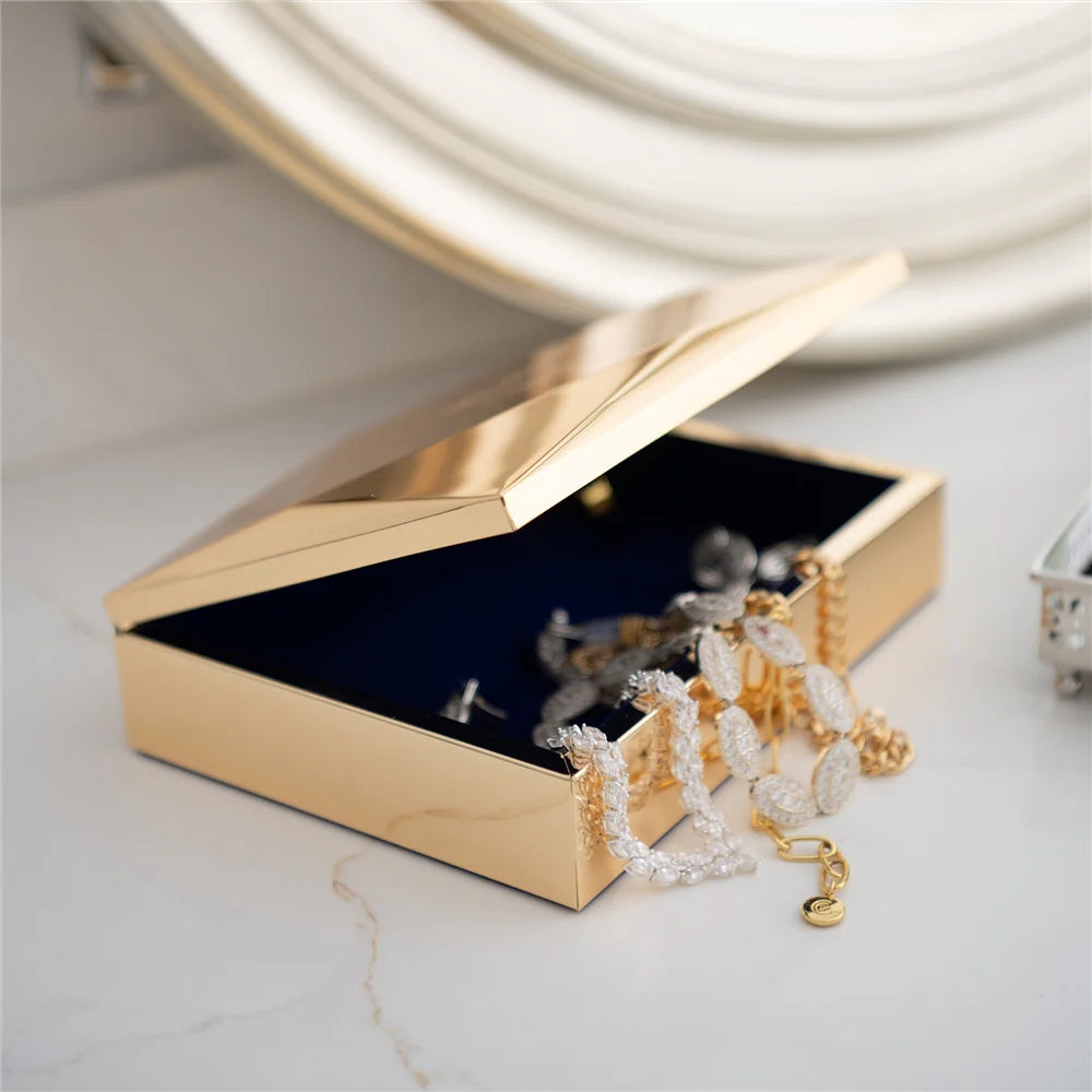 Newbridge Silverware Gold Plated Jewellery Box-Goviers