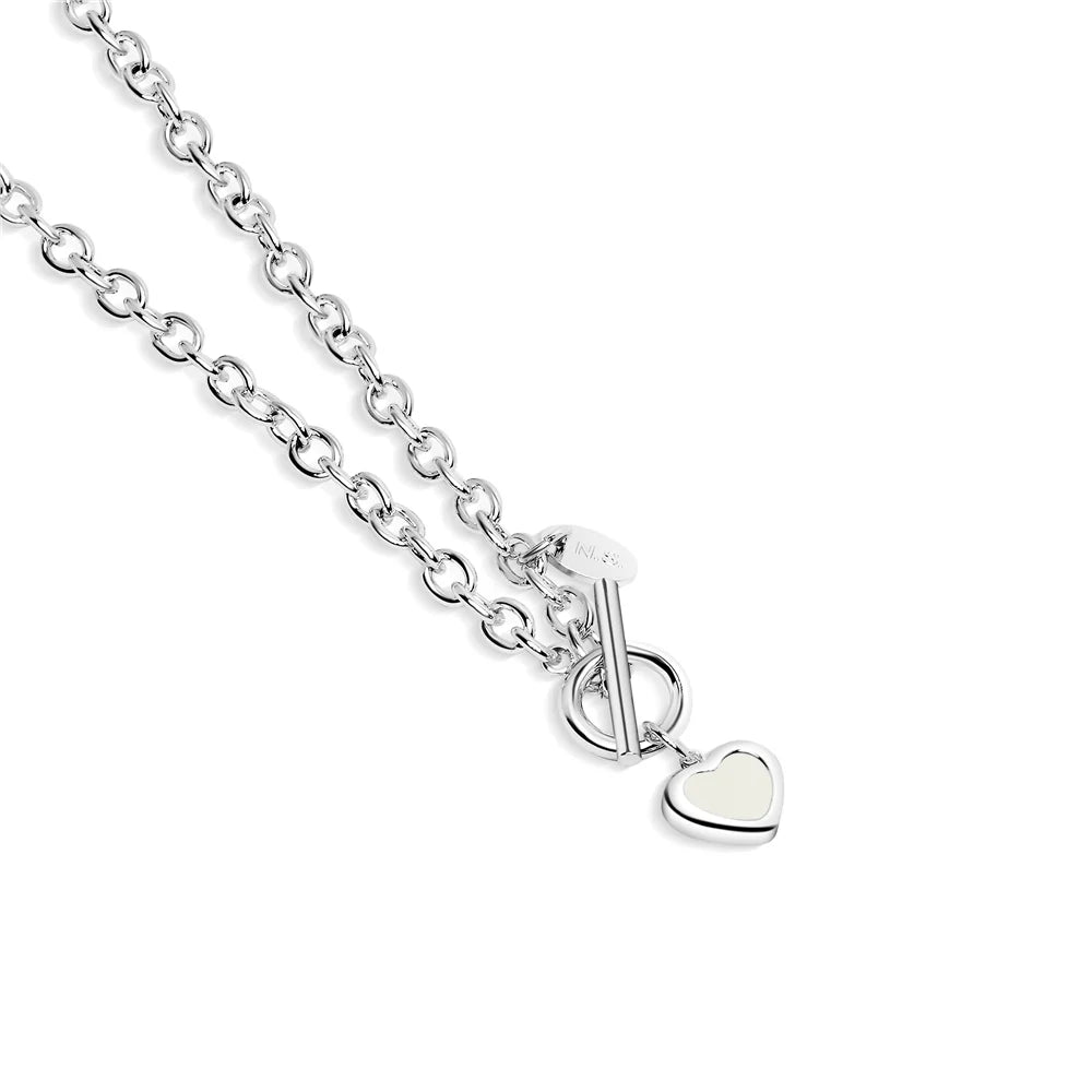 Newbridge Silverware Heart T-Bar Pendant-Goviers