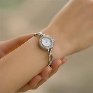 Newbridge Silverware Ladies Watch Link Bracelet Double Clasp-Goviers