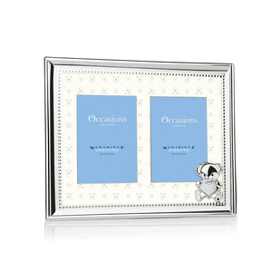 Newbridge Silverware New Baby Double Frame 3x4"-Goviers