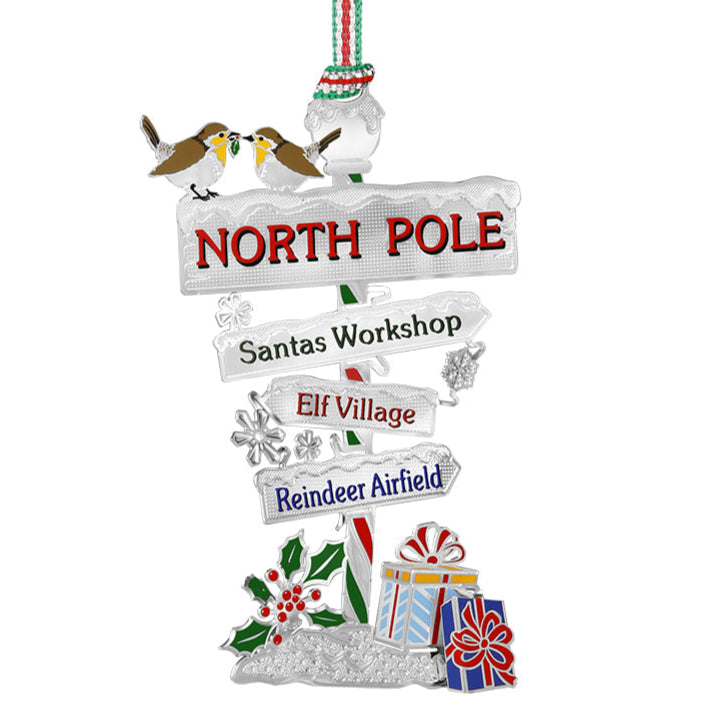 Newbridge Silverware North Pole Christmas Tree Decoration-Goviers