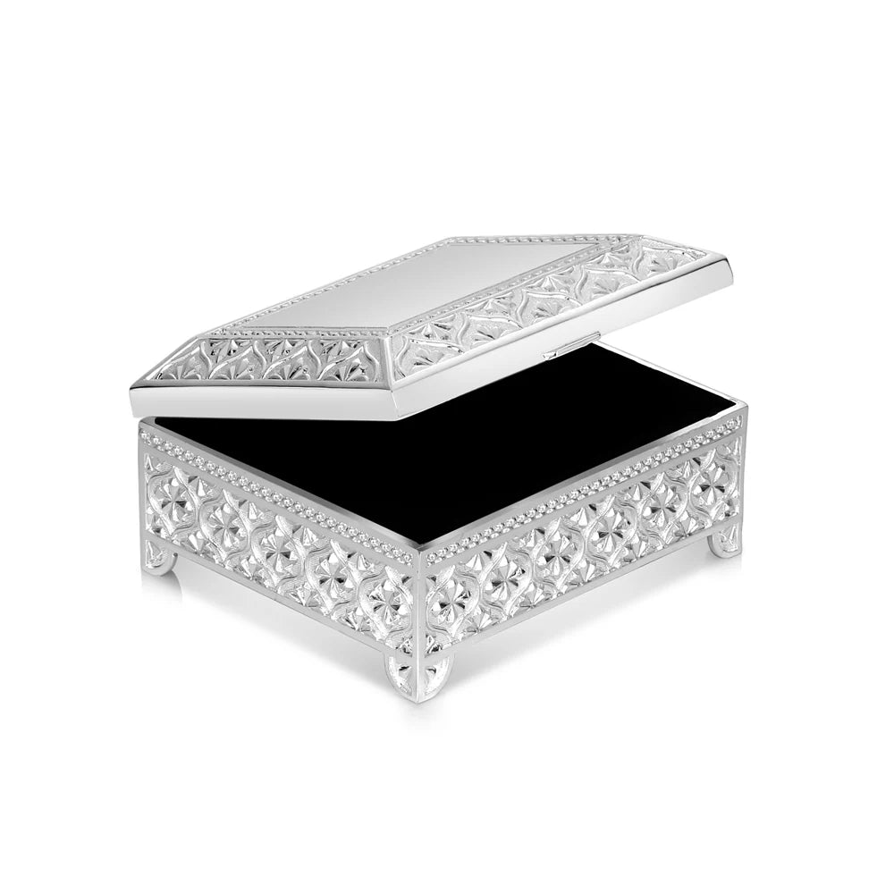 Newbridge Silverware Ornate Jewellery Box-Goviers