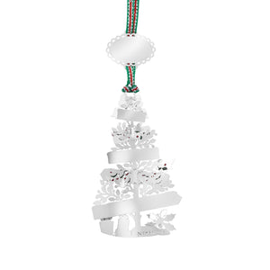 Newbridge Silverware Peace on Earth Christmas Tree Decoration-Goviers