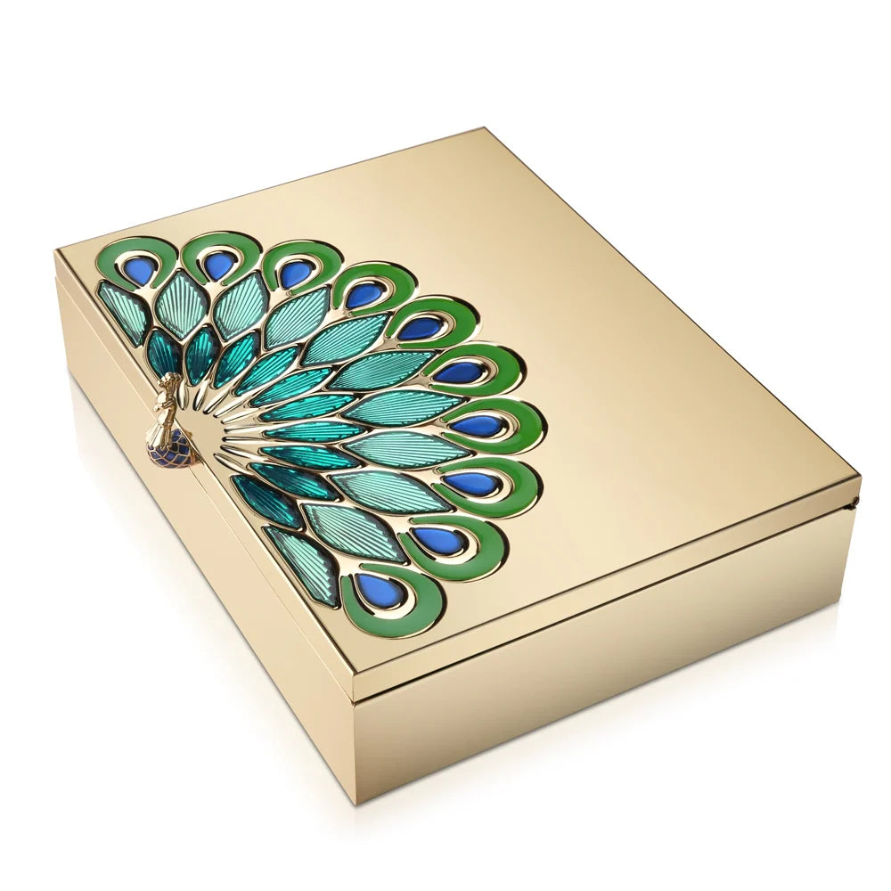 Newbridge Silverware Peacock Keepsake Box-Goviers
