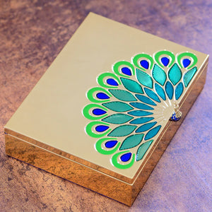 Newbridge Silverware Peacock Keepsake Box-Goviers
