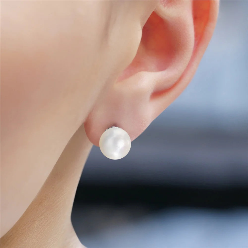 Newbridge Silverware Pearl Stud Earrings 8mm-Goviers