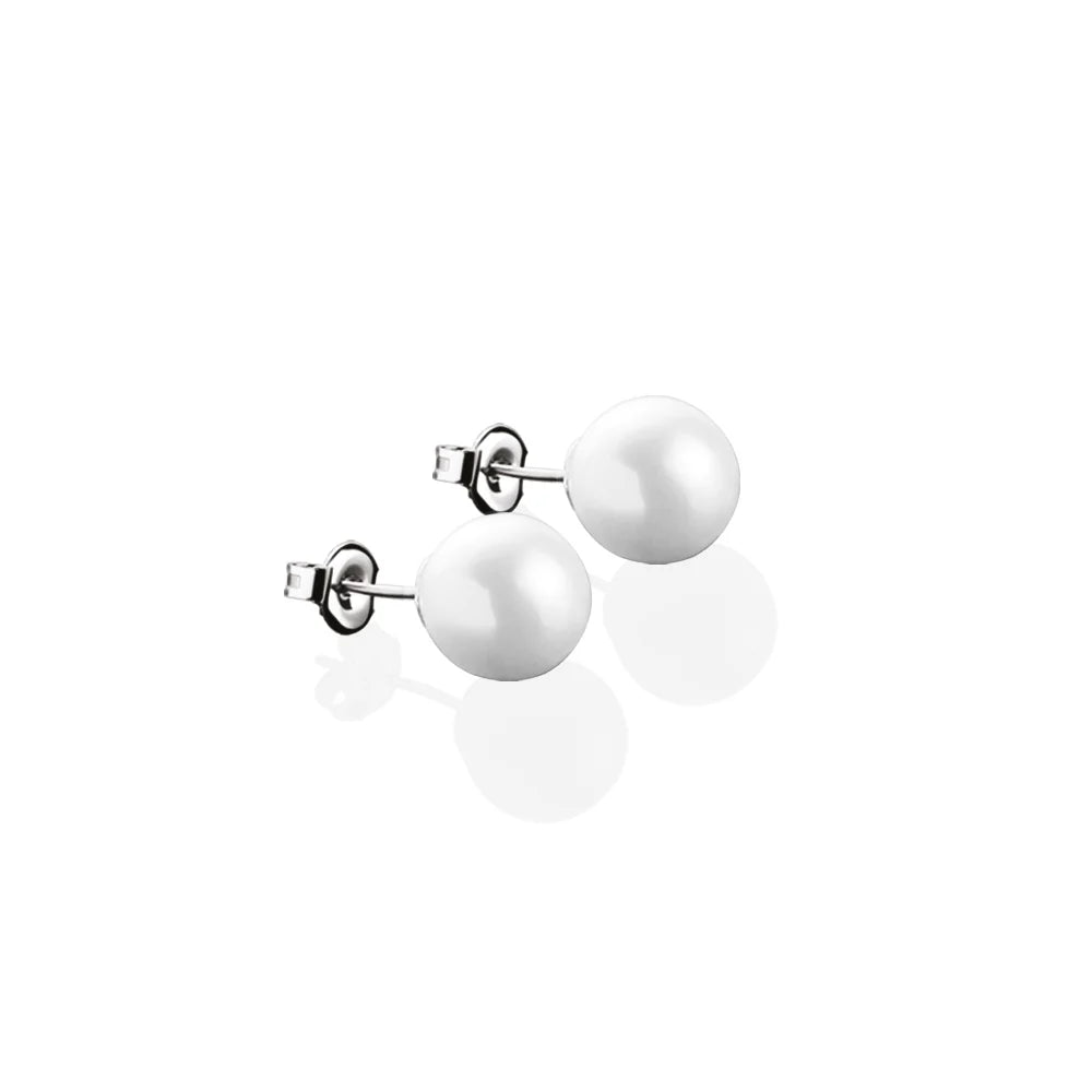 Newbridge Silverware Pearl Stud Earrings 8mm-Goviers