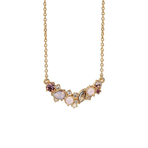 Newbridge Silverware Pendant with Mixed Stones-Goviers