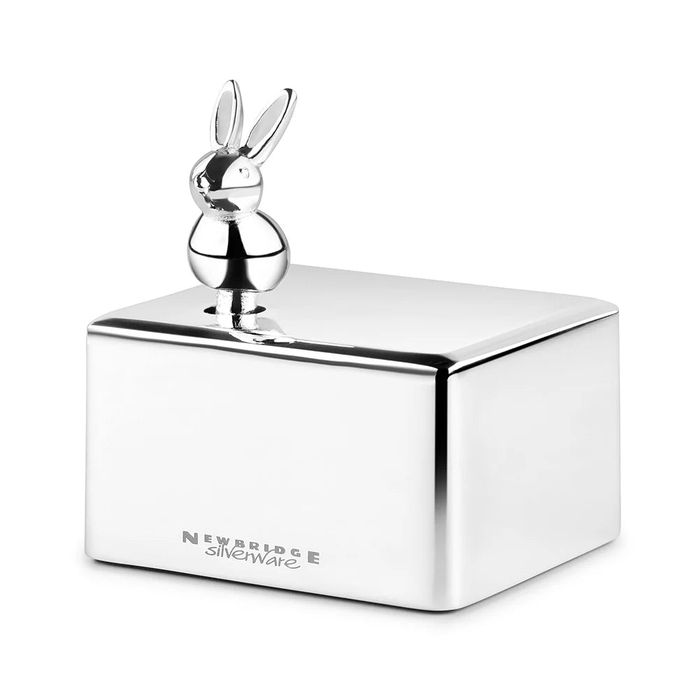 Newbridge Silverware Rabbit Music Box-Goviers