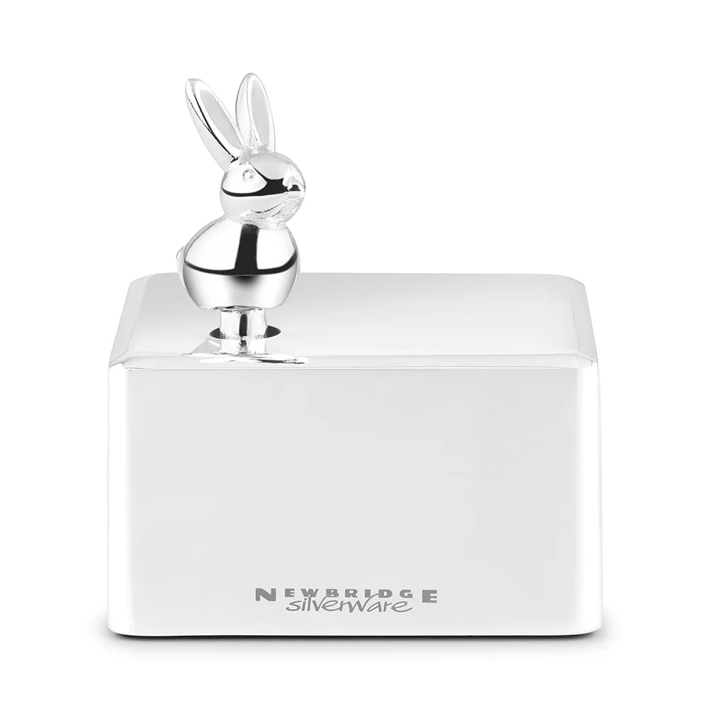 Newbridge Silverware Rabbit Music Box-Goviers