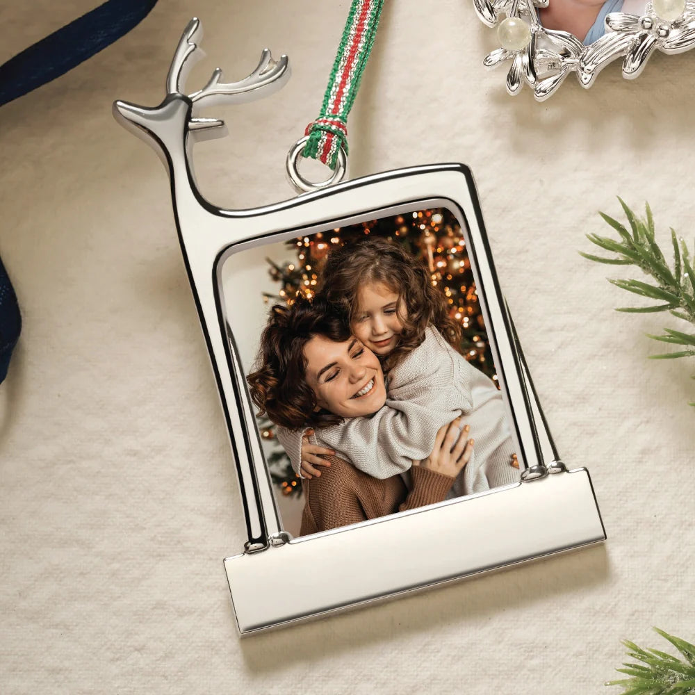 Newbridge Silverware Reindeer Photoframe Decoration-Goviers