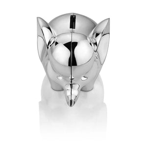 Newbridge Silverware Rhodium Plate Elephant Money Bank-Goviers
