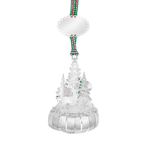Newbridge Silverware Santa Carousel Christmas Tree Decoration-Goviers