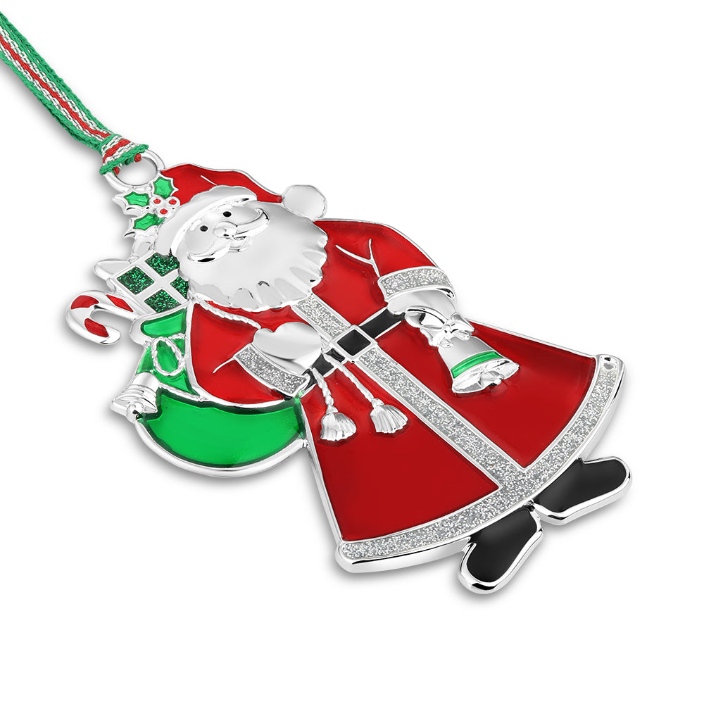Newbridge Silverware Santa Claus Christmas Tree Decoration-Goviers