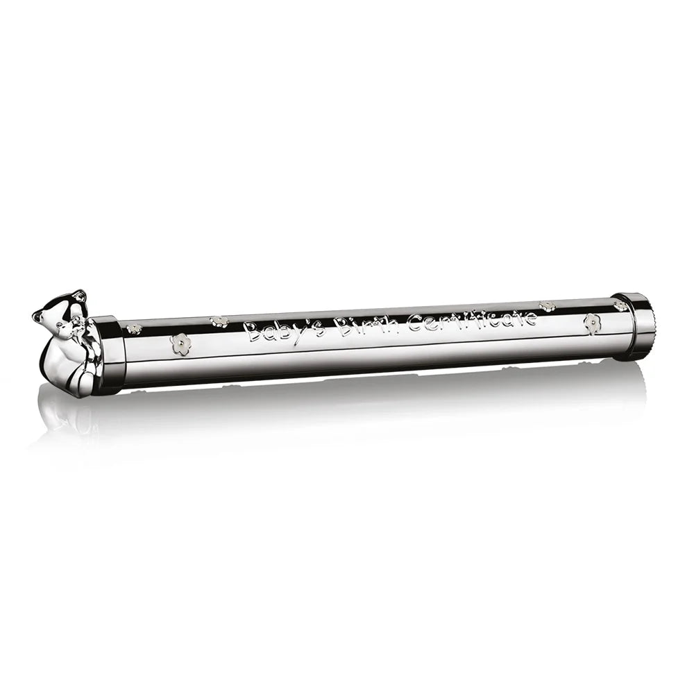 Newbridge Silverware Scroll Holder with Bear-Goviers
