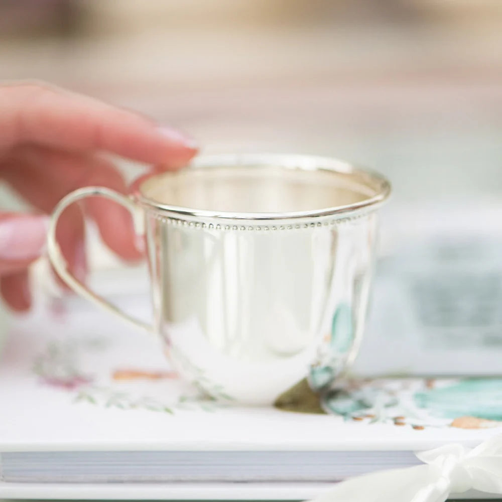 Newbridge Silverware Silver Plated Beaded Christening Cup-Goviers