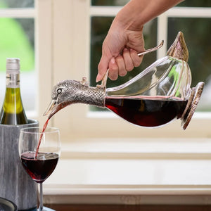 Newbridge Silverware Silver Plated Duck Wine Decanter-Goviers
